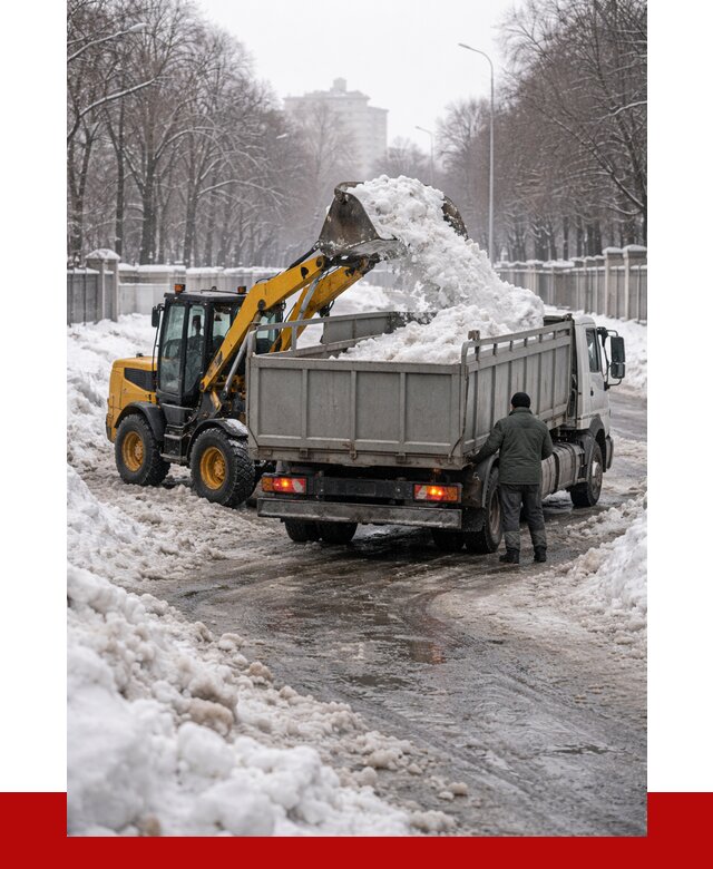 Вывоз снега с погрузкой в Бузулуке от 3648 р. ПРОНЕРУДБзл