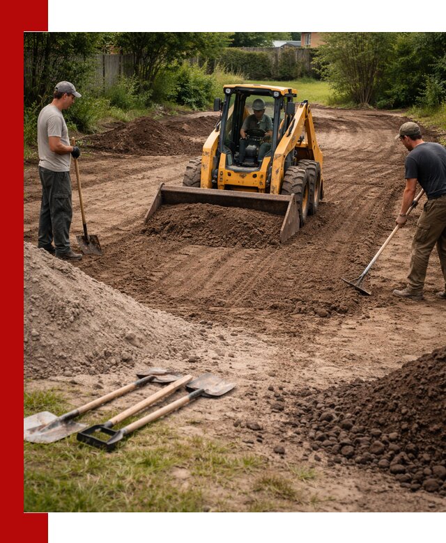 Планировка участка грунтом с вывозом и доставкой в Бузулуке