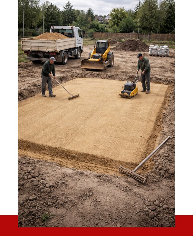 Устройство песчаной подушки в Бузулуке от 4691 р. ПРОНЕРУДБзл