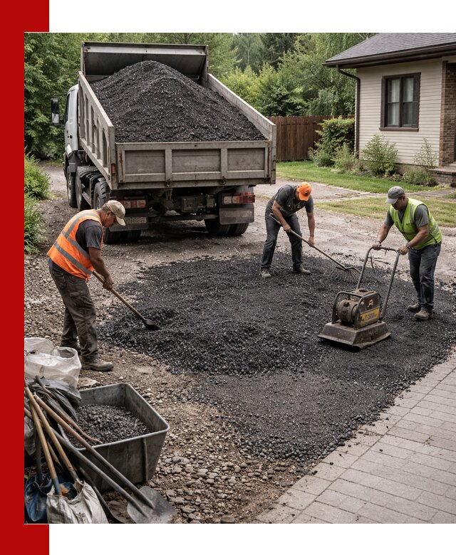 Асфальтовая крошка для двора с доставкой в Бузулуке